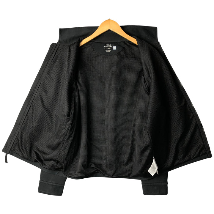 Ralph Lauren POLO RALPH LAUREN collared full-zip sweatshirt, men's size L cotton black type Vintage Second Hand