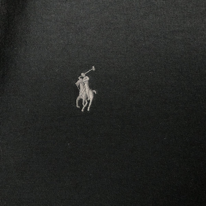 Ralph Lauren POLO RALPH LAUREN collared full-zip sweatshirt, men's size L cotton black type Vintage Second Hand