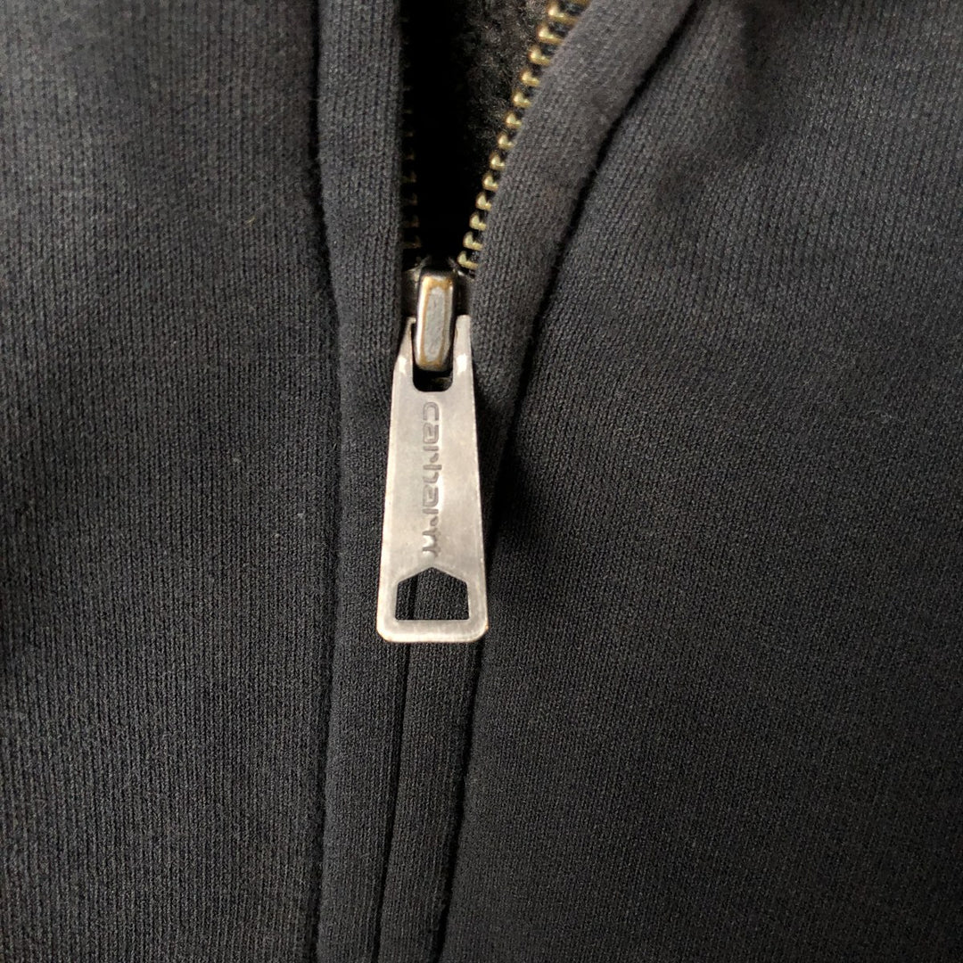 Carhartt Sweat Full Zip Hoodie Men's L size cotton Charcoal Vintage Second Hand