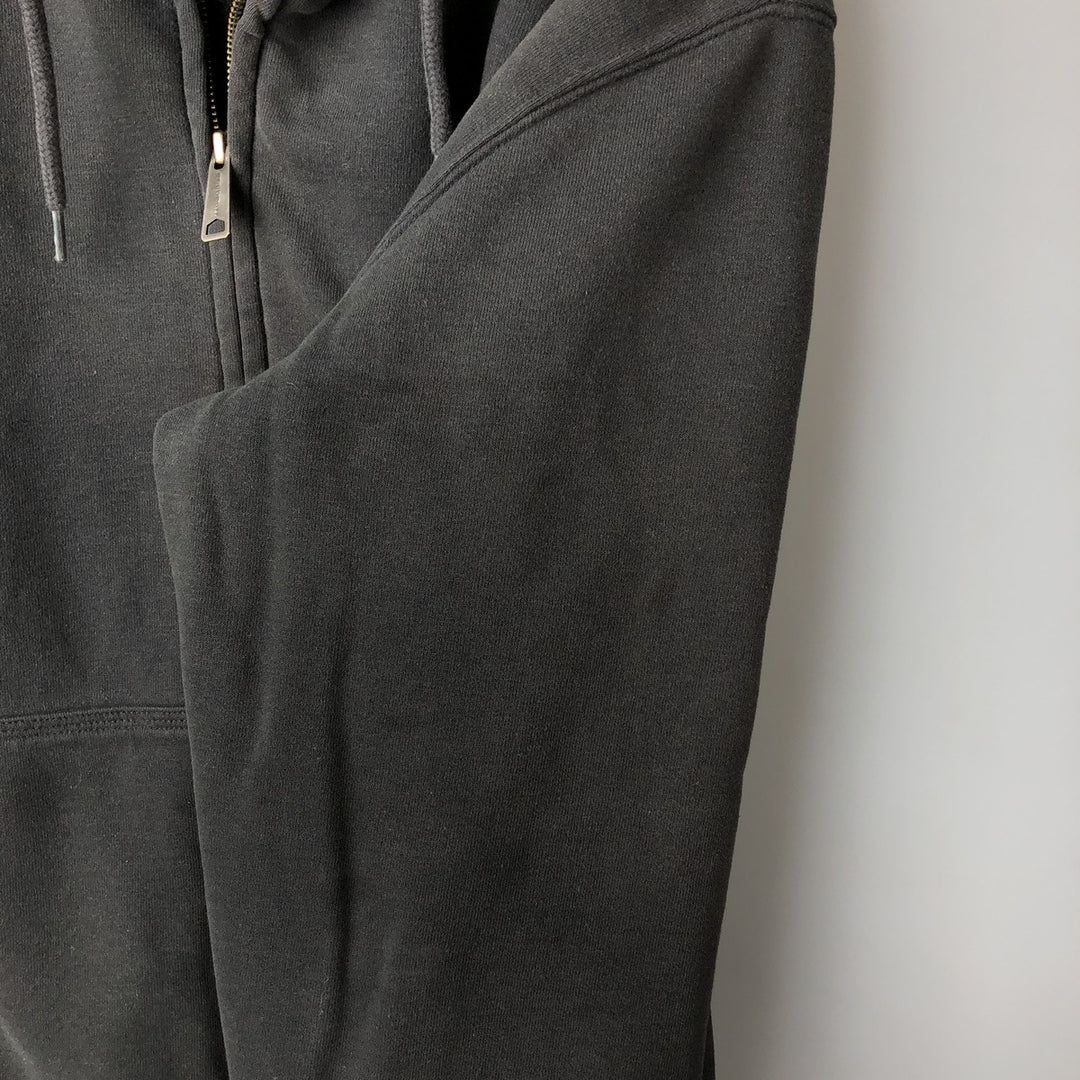 Carhartt Sweat Full Zip Hoodie Men's L size cotton Charcoal Vintage Second Hand