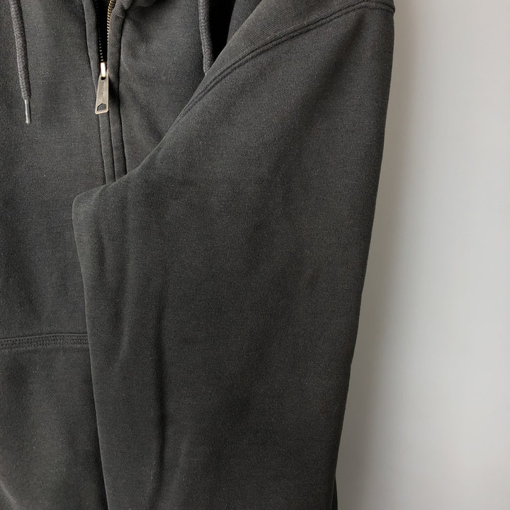 Carhartt Sweat Full Zip Hoodie Men's L size cotton Charcoal Vintage Second Hand