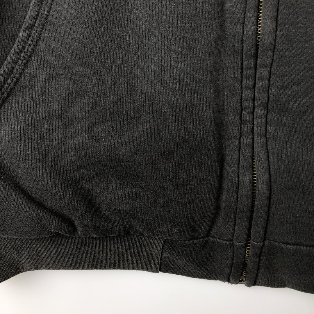 Carhartt Sweat Full Zip Hoodie Men's L size cotton Charcoal Vintage Second Hand