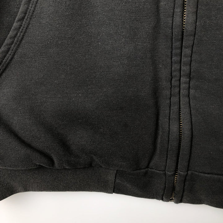 Carhartt Sweat Full Zip Hoodie Men's L size cotton Charcoal Vintage Second Hand