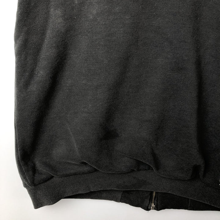 Carhartt Sweat Full Zip Hoodie Men's L size cotton Charcoal Vintage Second Hand