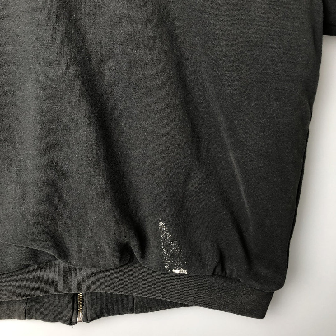 Carhartt Sweat Full Zip Hoodie Men's L size cotton Charcoal Vintage Second Hand