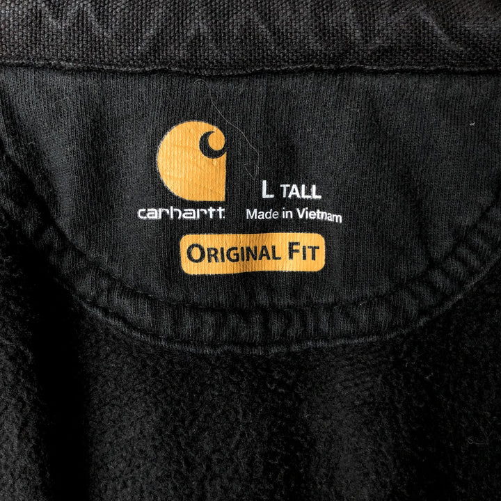 Carhartt ORIGINAL FIT Rain Defender Full-Zip Sweatshirt, Men's Size L cotton black type Vintage Second Hand
