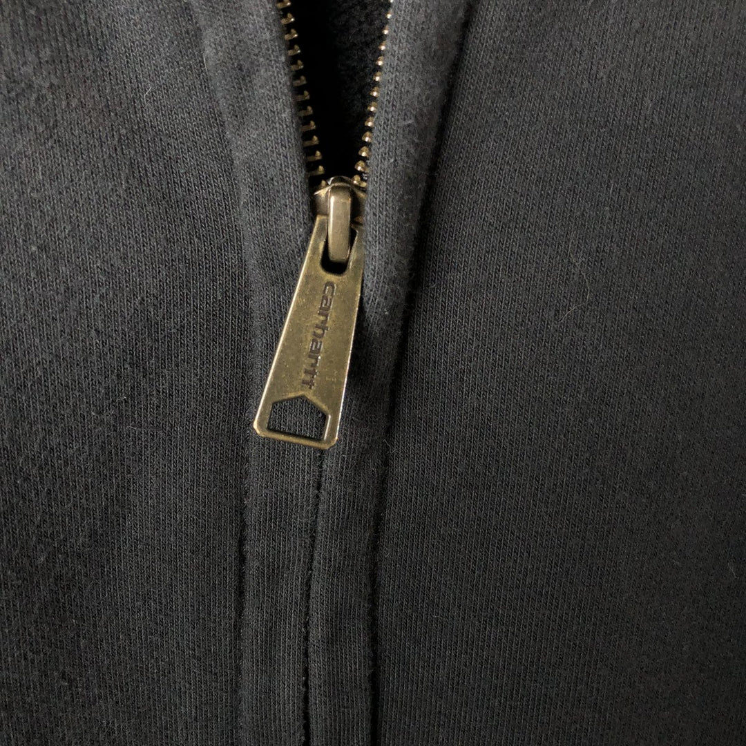 Carhartt ORIGINAL FIT Rain Defender Full-Zip Sweatshirt, Men's Size L cotton black type Vintage Second Hand