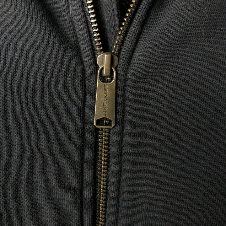 Carhartt Relaxed Fit Rain Defender Full-Zip Hoodie, Men's XXL cotton black type Vintage Second Hand