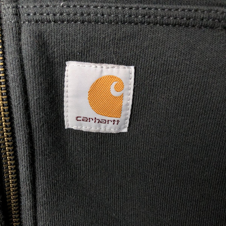 Carhartt Relaxed Fit Rain Defender Full-Zip Hoodie, Men's XXL cotton black type Vintage Second Hand