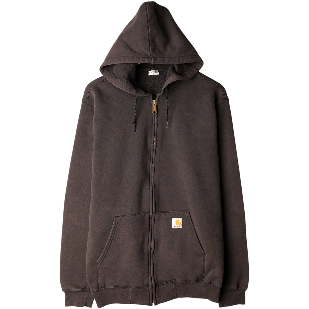 Carhartt Sweat Full Zip Hoodie, Men's M cotton black type Vintage Second Hand