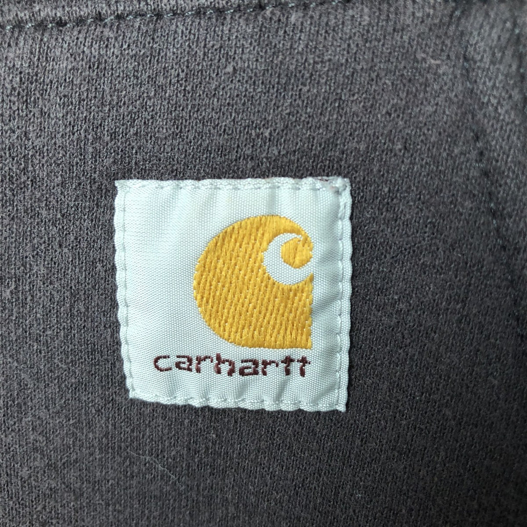 Carhartt Sweat Full Zip Hoodie, Men's M cotton black type Vintage Second Hand