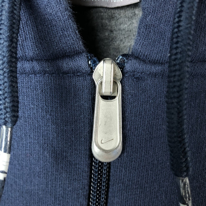 2000'S Nike Sweat Full Zip Hoodie, Men's XXL cotton navy blue type Vintage Second Hand