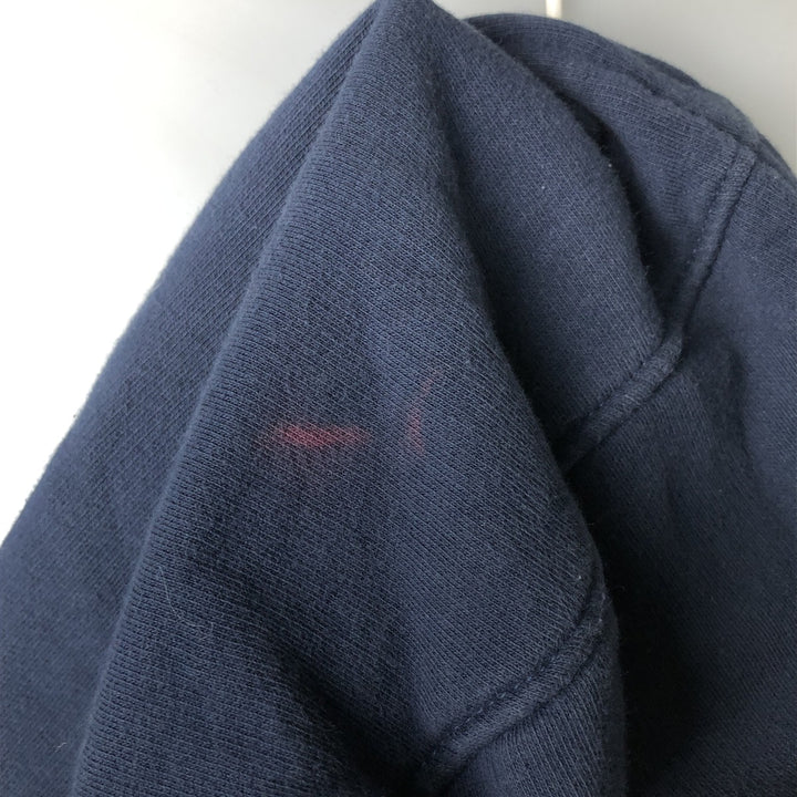 2000'S Nike Sweat Full Zip Hoodie, Men's XXL cotton navy blue type Vintage Second Hand