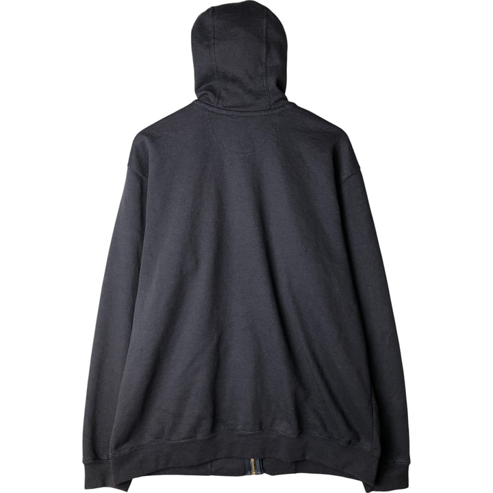 Carhartt Loose Fit Sweat Full Zip Hoodie, Men's L size cotton navy blue type Vintage Second Hand