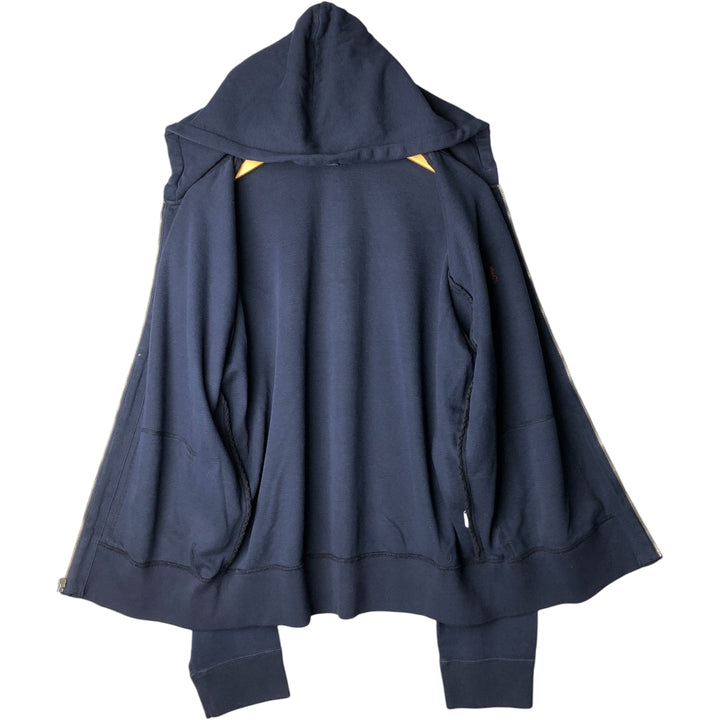Ralph Lauren POLO by Ralph Lauren Sweat Full Zip Hoodie Men's XL cotton navy blue type Vintage Second Hand