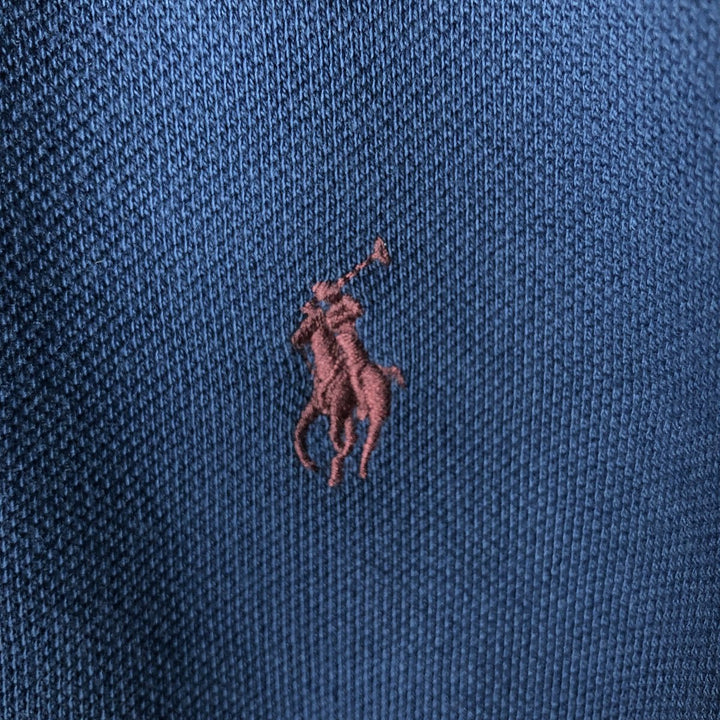 Ralph Lauren POLO by Ralph Lauren Sweat Full Zip Hoodie Men's XL cotton navy blue type Vintage Second Hand
