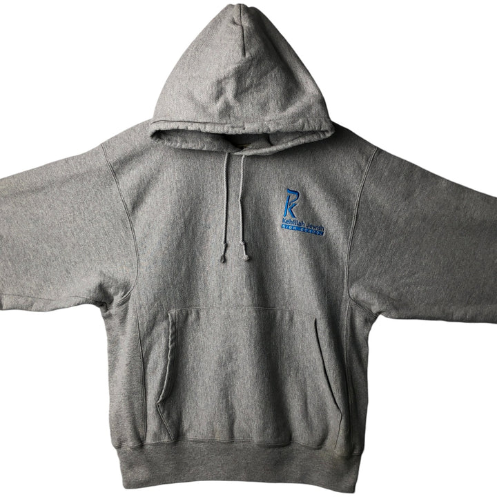 2000'S Champion Premium Reverse Weave College Pullover Hoodie, Men's Size Medium cotton gray type Vintage Second Hand