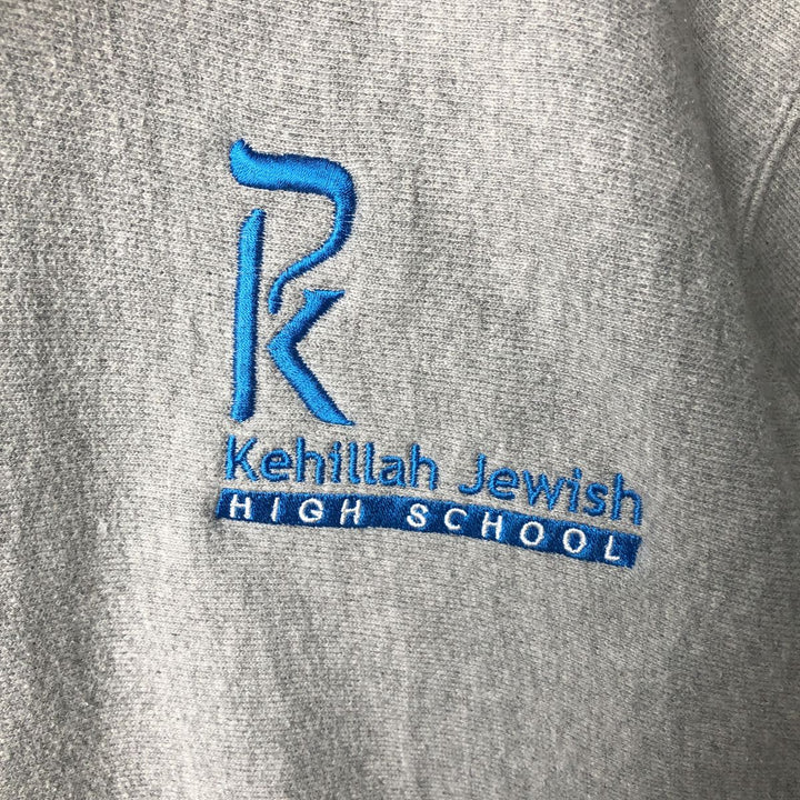 2000'S Champion Premium Reverse Weave College Pullover Hoodie, Men's Size Medium cotton gray type Vintage Second Hand