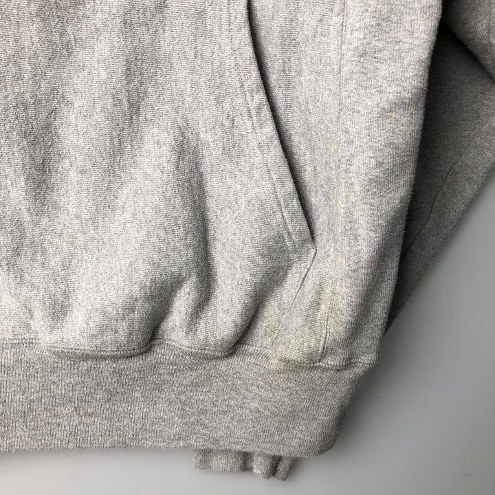 2000'S Champion Premium Reverse Weave College Pullover Hoodie, Men's Size Medium cotton gray type Vintage Second Hand