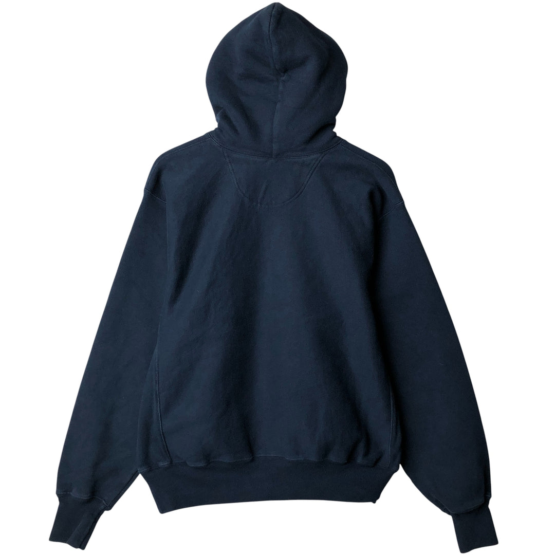 2000'S Champion Premium Reverse Weave College Pullover Hoodie, Men's Size Medium cotton navy blue type Vintage Second Hand
