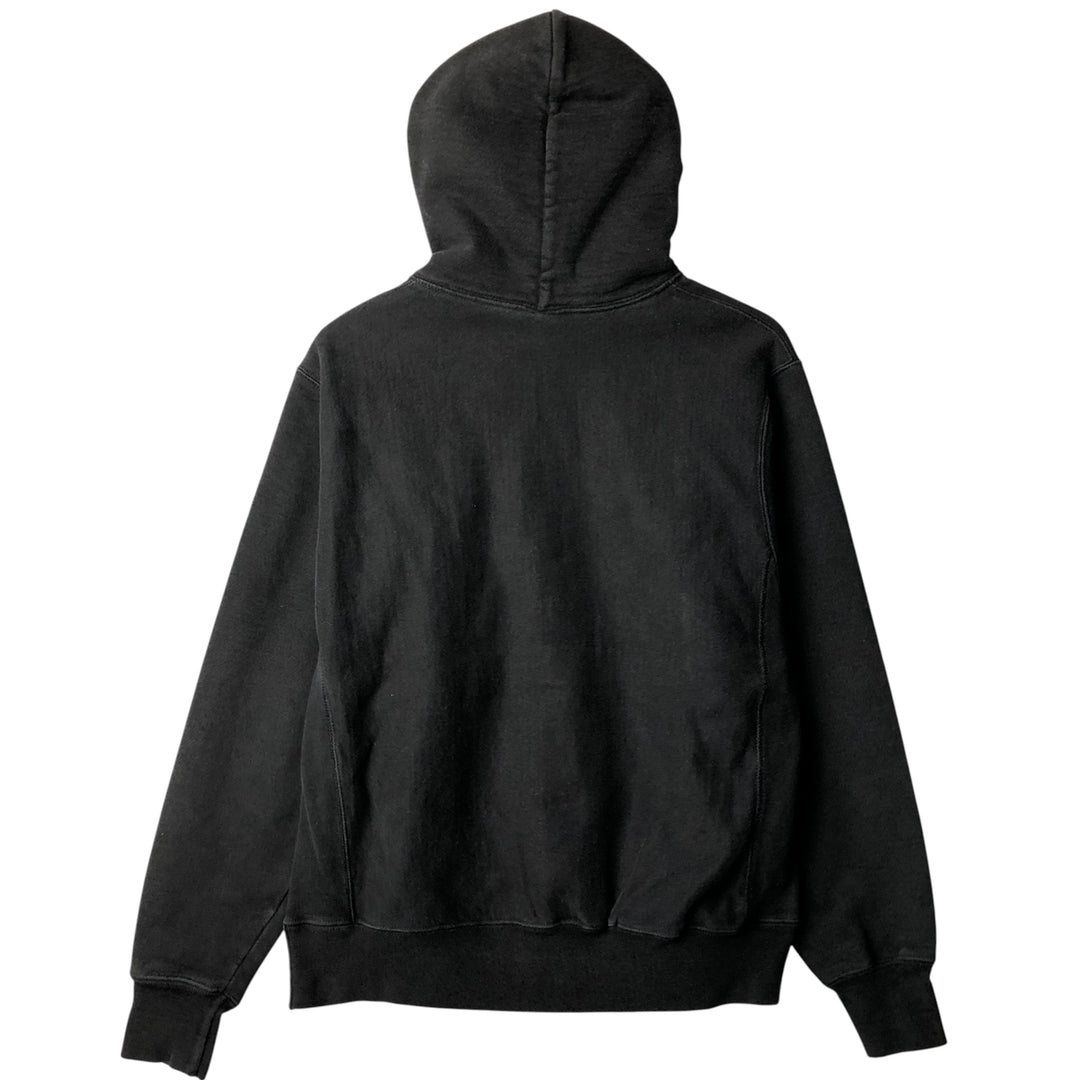 Champion Reverse Weave Reverse Weave Blank Sweatshirt Hoodie, Men's Size Medium cotton black type Vintage Second Hand