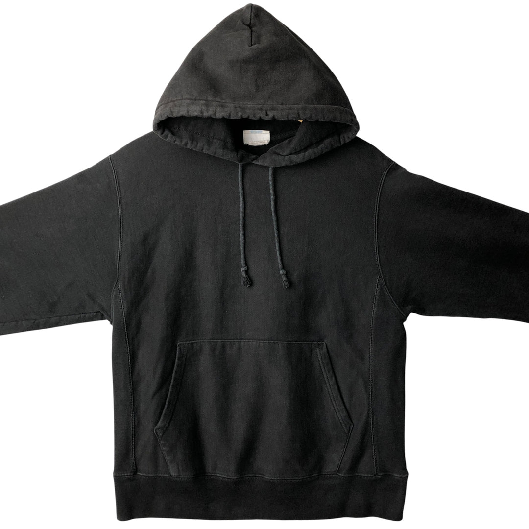 Champion Reverse Weave Reverse Weave Blank Sweatshirt Hoodie, Men's Size Medium cotton black type Vintage Second Hand