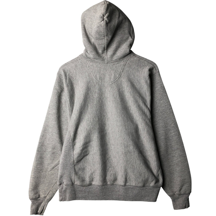 2000'S Champion PREMIUM REVERSE WEAVE Premium Reverse Weave Sweatshirt Pullover Hoodie, Men's Size Small cotton gray type Vintage Second Hand
