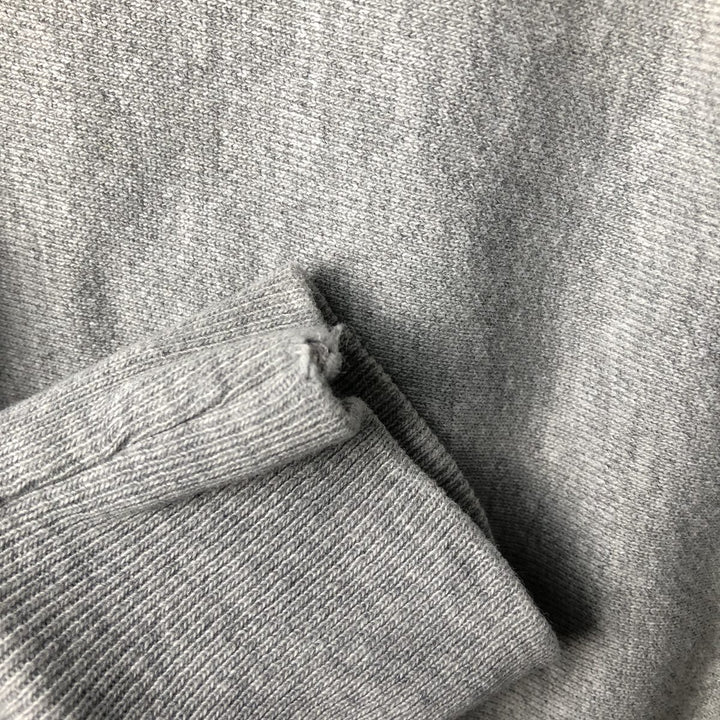 2000'S Champion PREMIUM REVERSE WEAVE Premium Reverse Weave Sweatshirt Pullover Hoodie, Men's Size Small cotton gray type Vintage Second Hand