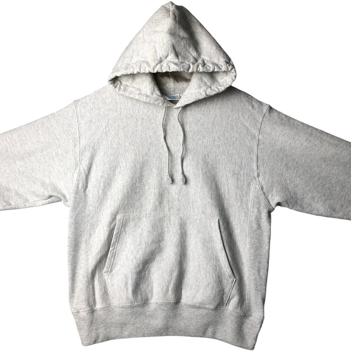 Champion Reverse Weave Reverse Weave Blank Sweatshirt Hoodie, Men's Size Medium cotton gray type Vintage Second Hand