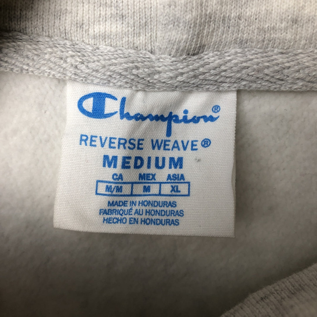 Champion Reverse Weave Reverse Weave Blank Sweatshirt Hoodie, Men's Size Medium cotton gray type Vintage Second Hand