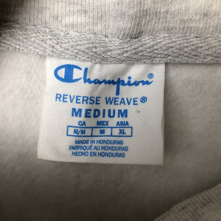 Champion Reverse Weave Reverse Weave Blank Sweatshirt Hoodie, Men's Size Medium cotton gray type Vintage Second Hand