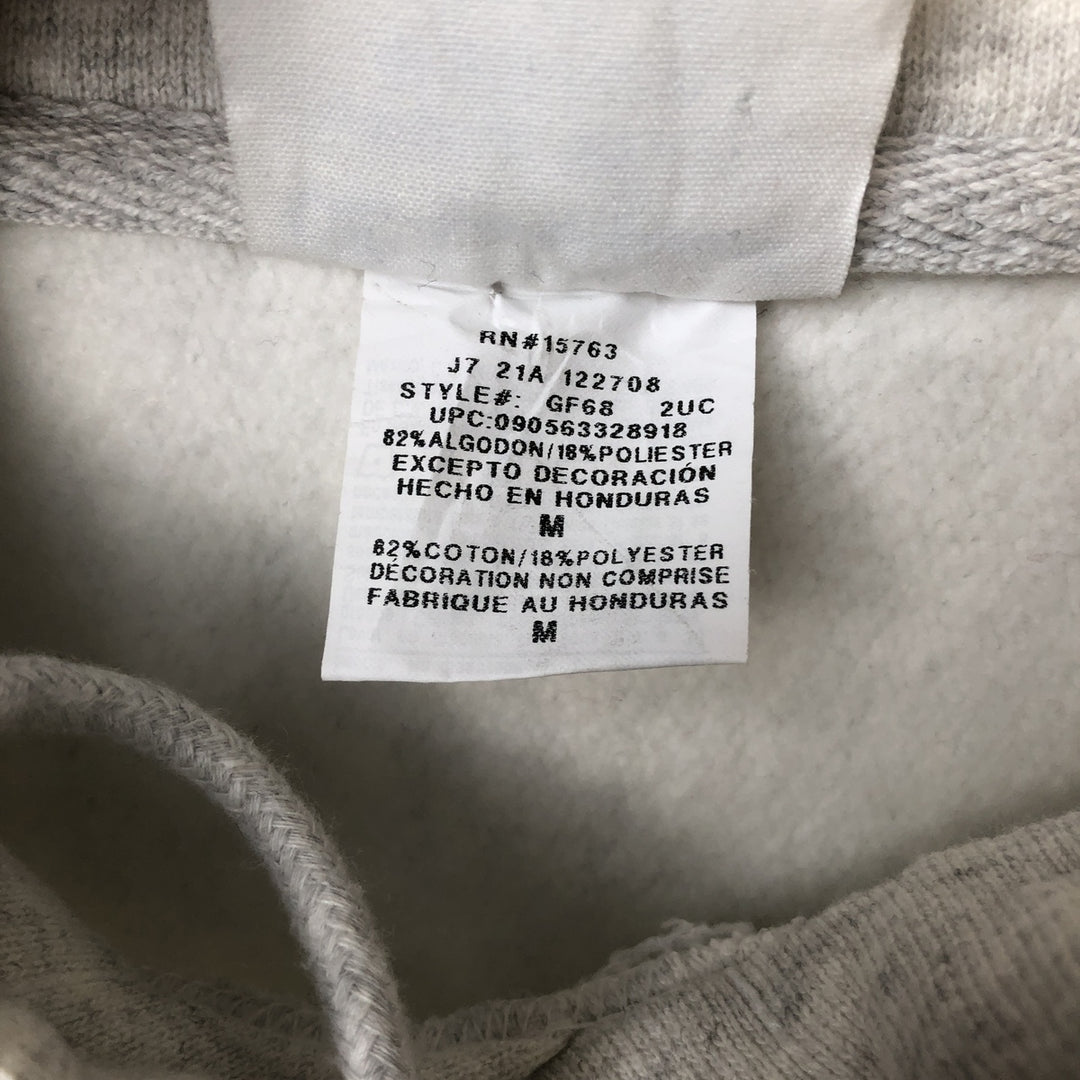 Champion Reverse Weave Reverse Weave Blank Sweatshirt Hoodie, Men's Size Medium cotton gray type Vintage Second Hand