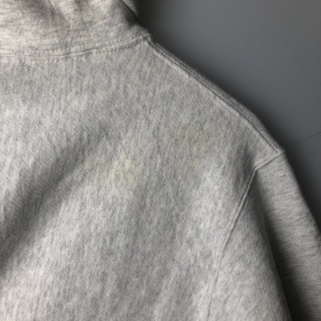 Champion Reverse Weave Reverse Weave Blank Sweatshirt Hoodie, Men's Size Medium cotton gray type Vintage Second Hand