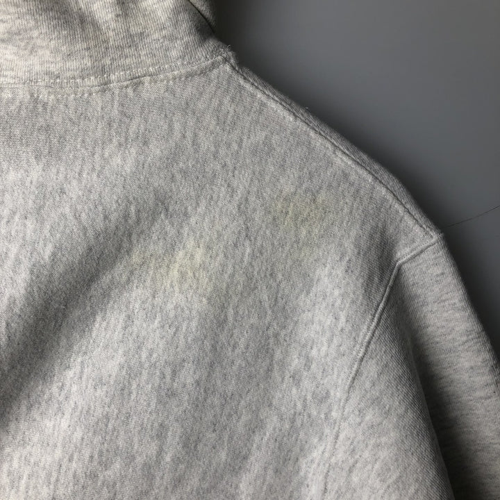 Champion Reverse Weave Reverse Weave Blank Sweatshirt Hoodie, Men's Size Medium cotton gray type Vintage Second Hand