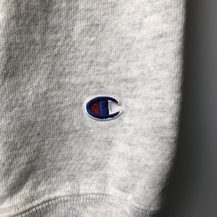 Champion Reverse Weave Reverse Weave Blank Sweatshirt Hoodie, Men's Size Medium cotton gray type Vintage Second Hand