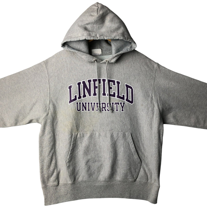 Champion REVERSE WEAVE Reverse Weave College Sweat Pullover Hoodie Men's L size cotton gray type Vintage Second Hand