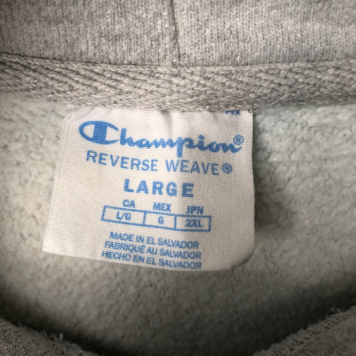 Champion REVERSE WEAVE Reverse Weave College Sweat Pullover Hoodie Men's L size cotton gray type Vintage Second Hand