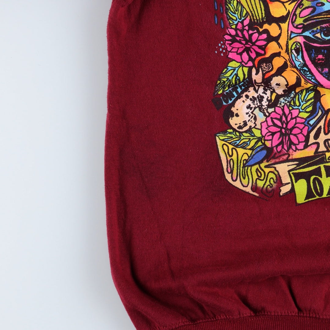SUBLIME Band Sweatshirt, Men's Size L cotton wine-red Vintage Second Hand