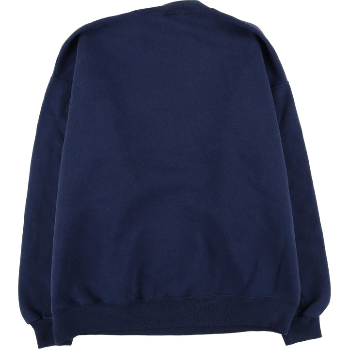 Vintage 90'S MARATHON APPAREL embroidered sweatshirt, made in the USA, men's size XL cotton navy blue type Vintage Second Hand