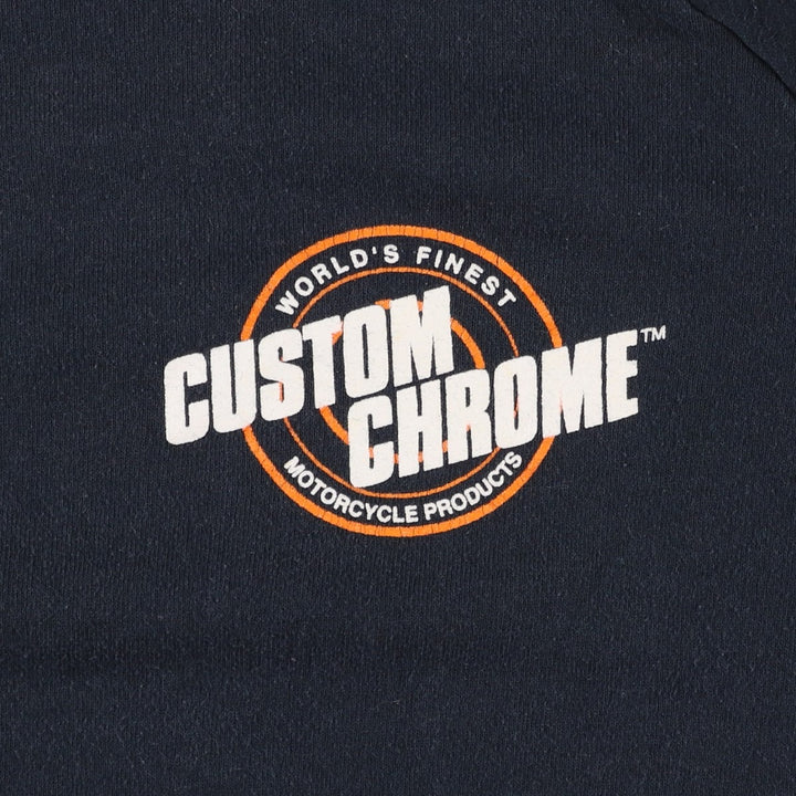 90'S Fruit of the Loom advertising sweatshirt, Made in USA, Men's size L cotton black type Vintage Second Hand