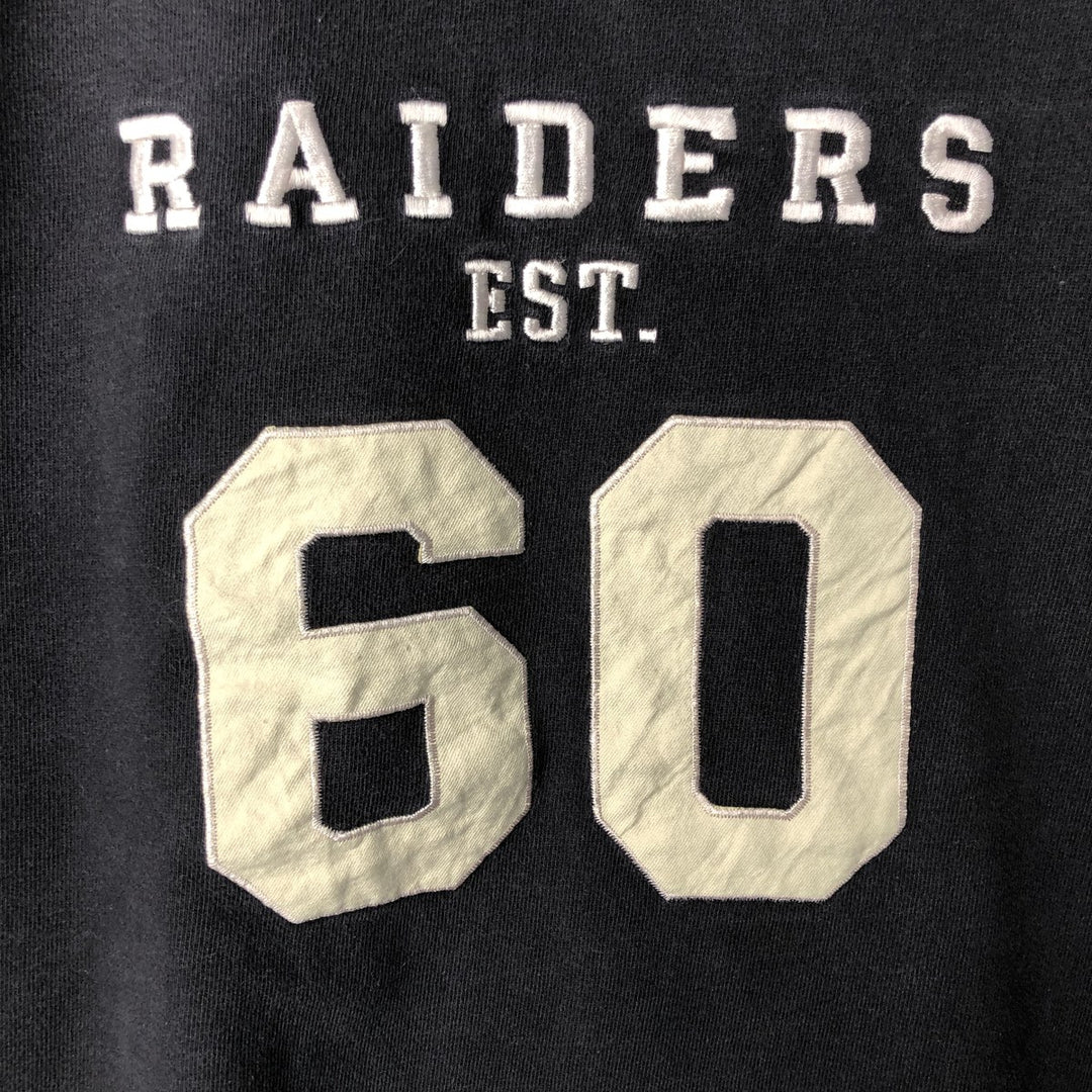 NFL ORIGINALS NFL LAS VEGAS RAIDERS Long Sleeve T-Shirt, Men's XXL unclear black type Vintage Second Hand