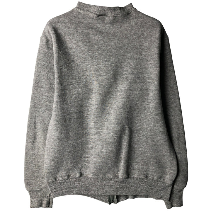 Vintage 1980'S Russell full-zip sweatshirt, made in the USA, size M, women's. polyester gray type Vintage Second Hand