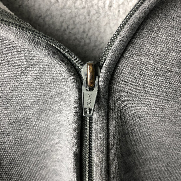 Vintage 1980'S Russell full-zip sweatshirt, made in the USA, size M, women's. polyester gray type Vintage Second Hand