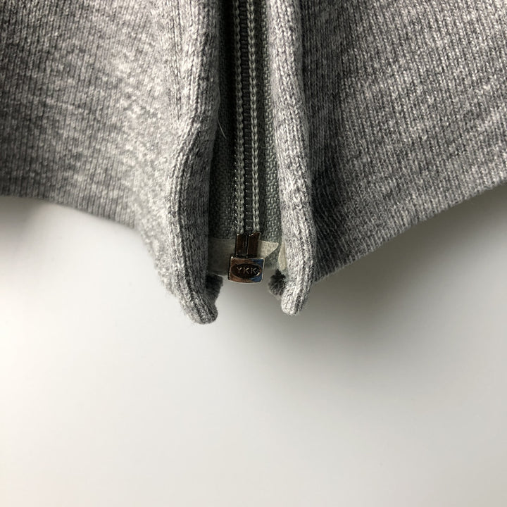 Vintage 1980'S Russell full-zip sweatshirt, made in the USA, size M, women's. polyester gray type Vintage Second Hand