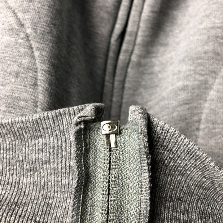 Vintage 1980'S Russell full-zip sweatshirt, made in the USA, size M, women's. polyester gray type Vintage Second Hand