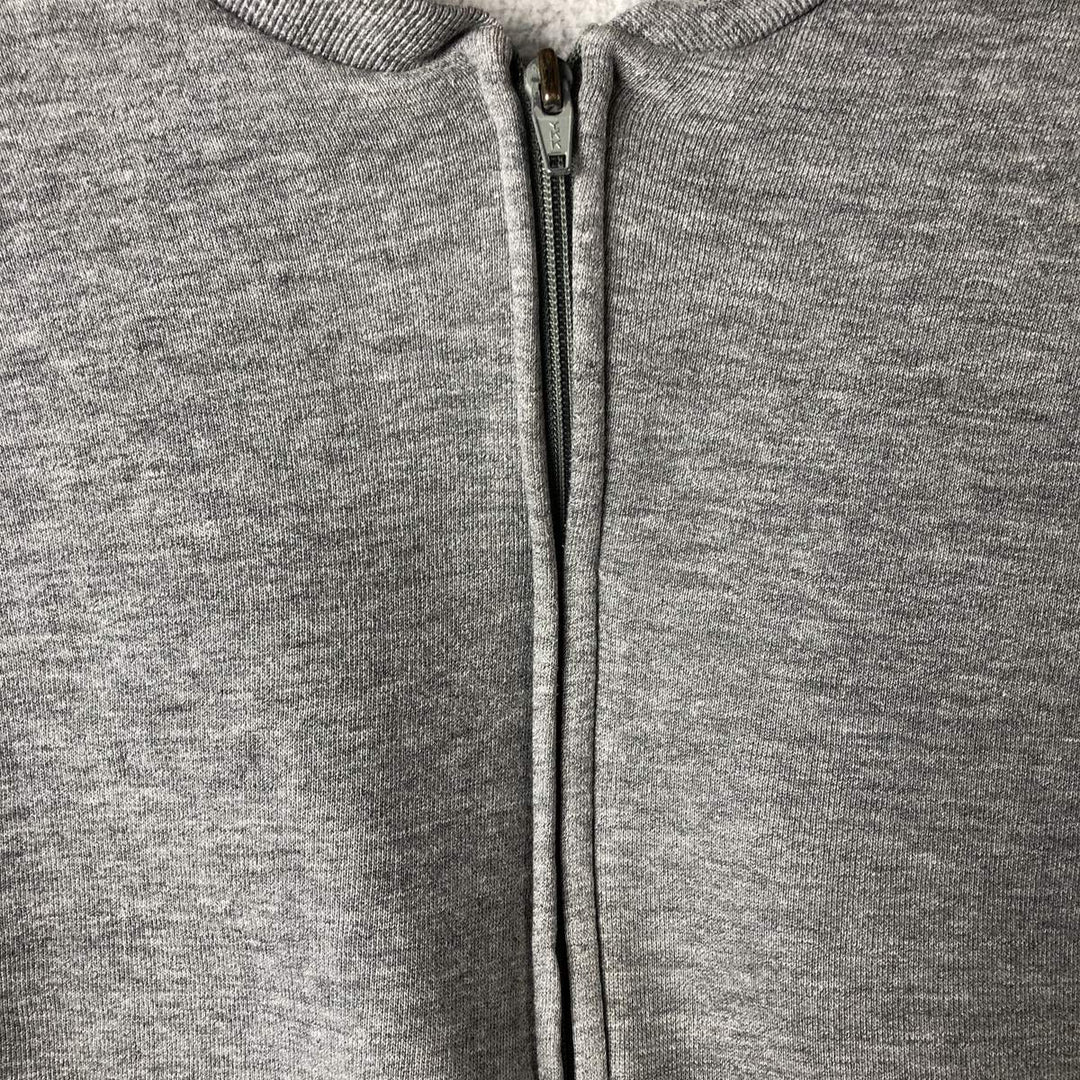 Vintage 1980'S Russell full-zip sweatshirt, made in the USA, size M, women's. polyester gray type Vintage Second Hand