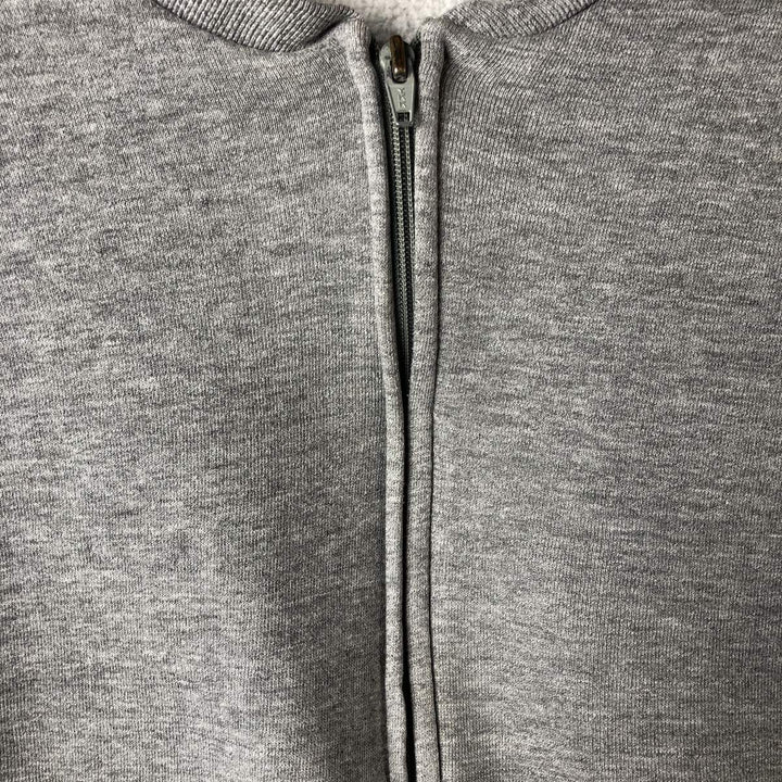 Vintage 1980'S Russell full-zip sweatshirt, made in the USA, size M, women's. polyester gray type Vintage Second Hand