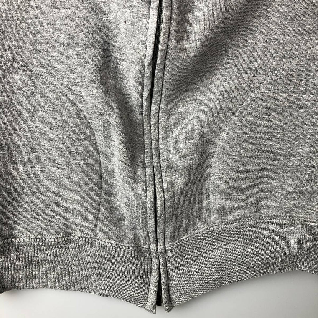 Vintage 1980'S Russell full-zip sweatshirt, made in the USA, size M, women's. polyester gray type Vintage Second Hand