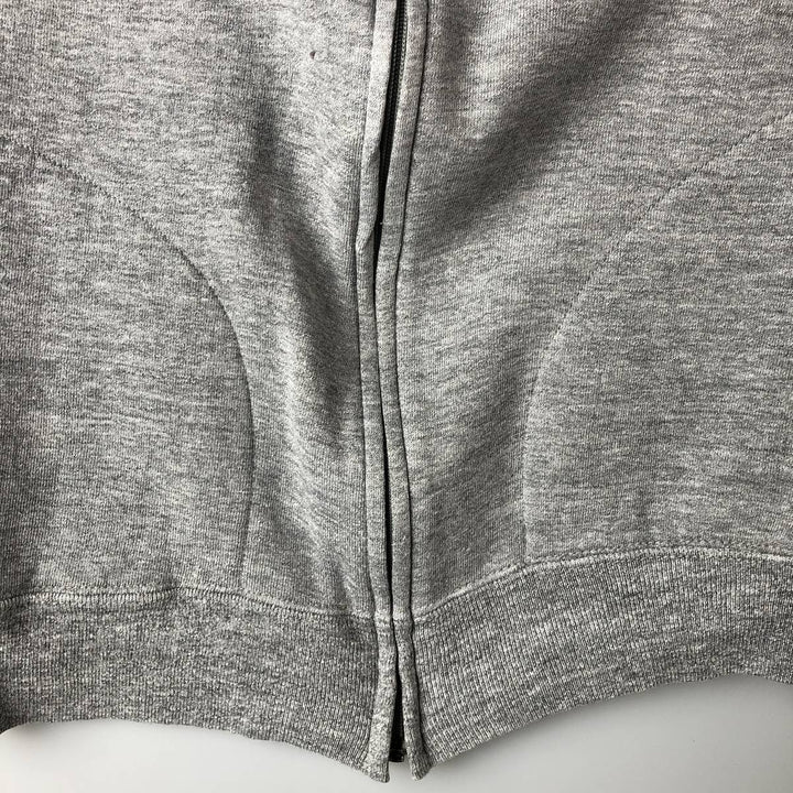 Vintage 1980'S Russell full-zip sweatshirt, made in the USA, size M, women's. polyester gray type Vintage Second Hand