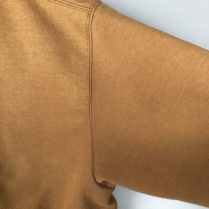 00'S Carhartt Sweat Full Zip Hoodie Men's L size cotton ocher yellow type Vintage Second Hand